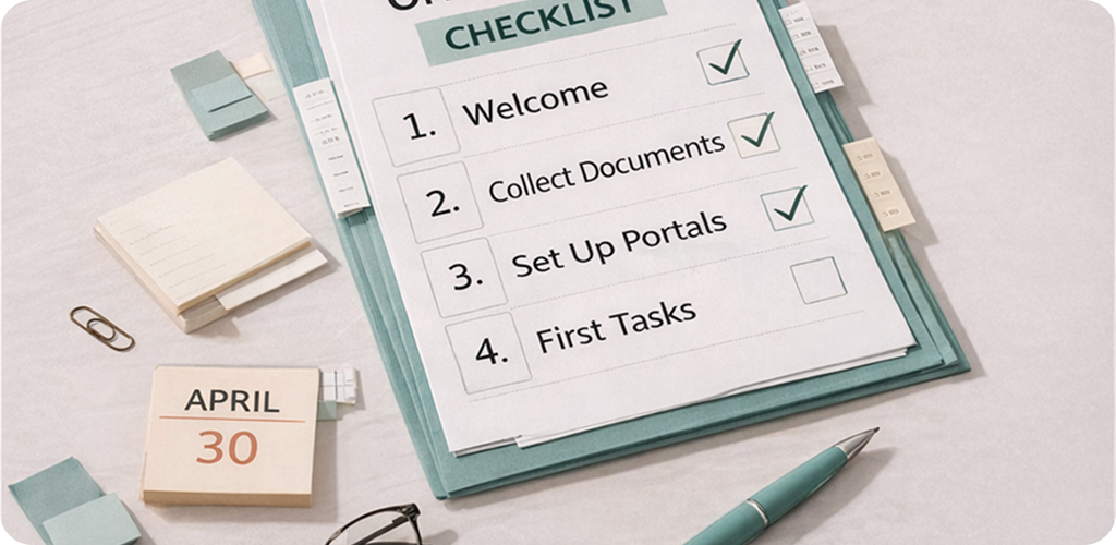 Modele de liste d'accueil client pour cabinets canadiens de tenue de livres