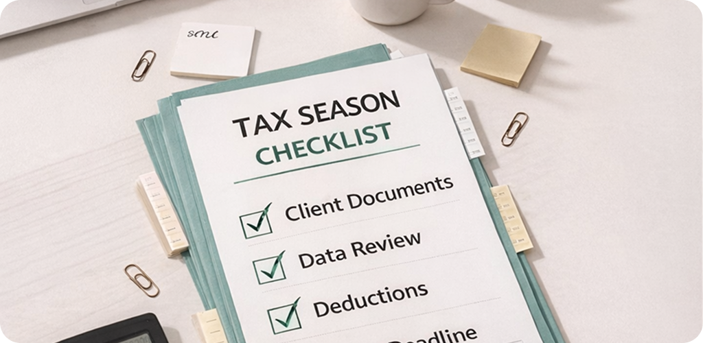 Modele de liste de controle de saison fiscale pour cabinets canadiens de tenue de livres